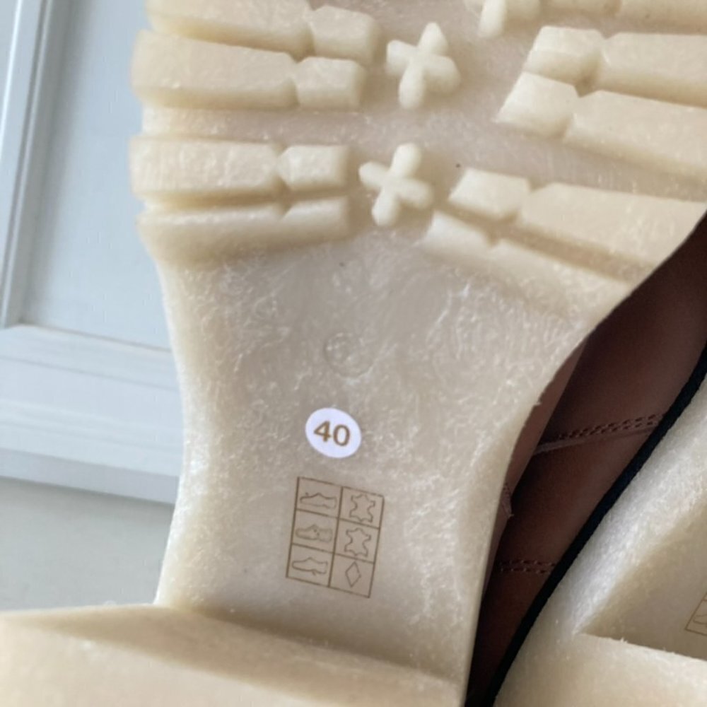 NWOB Free People Jack Zip Brown Leather Boots Sz 40 - Picture 8 of 10